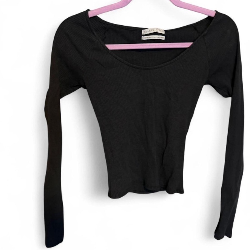 Urban Outfitters Black Long Sleeve Top